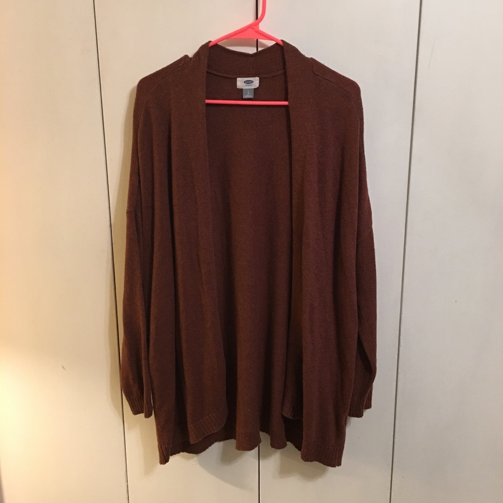 🍁 Burnt Sienna Cocoon Cardigan